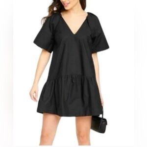 Black V-Neck Dress - A New Day